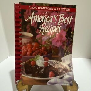 2000 America's Best Recipes Hometown Collection Cookbook Spiral Bound Oxmoor